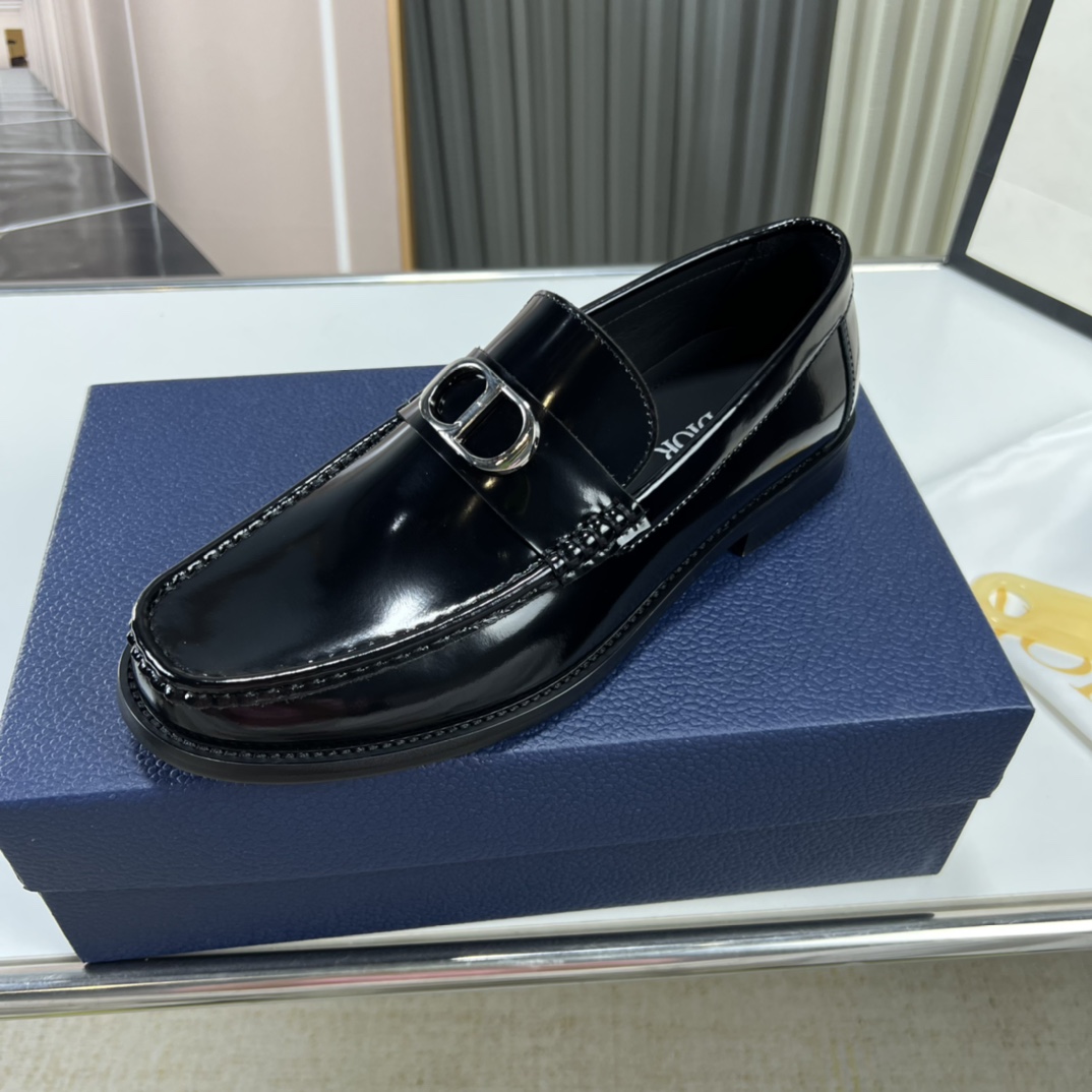 Dior men's leather shoes-44