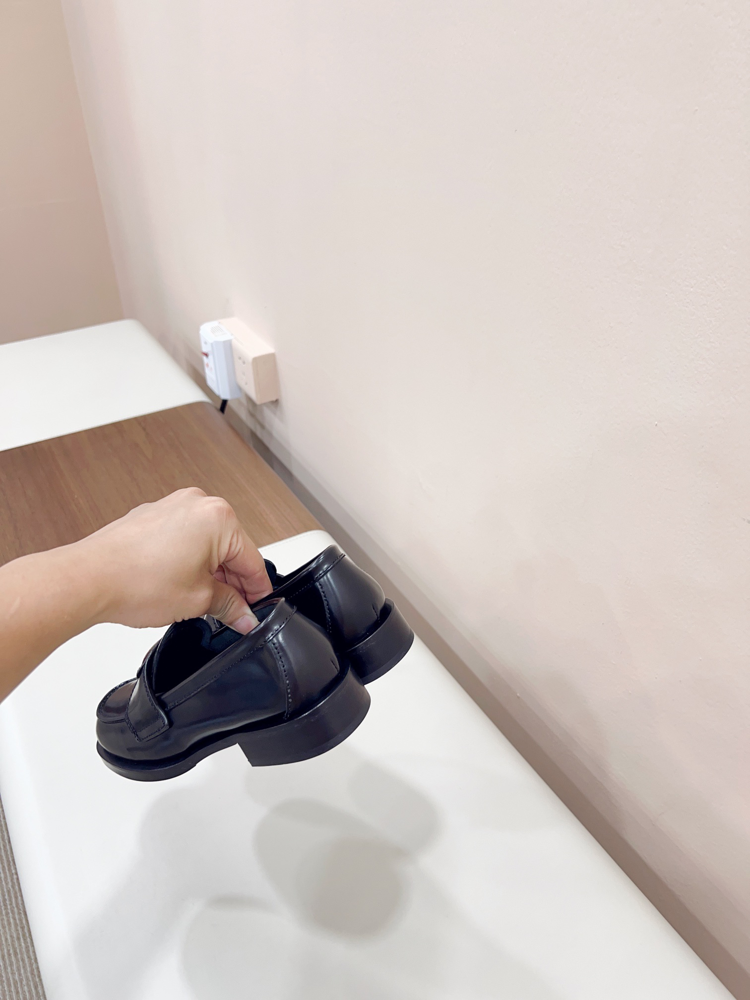 Prada women's leather shoes-16