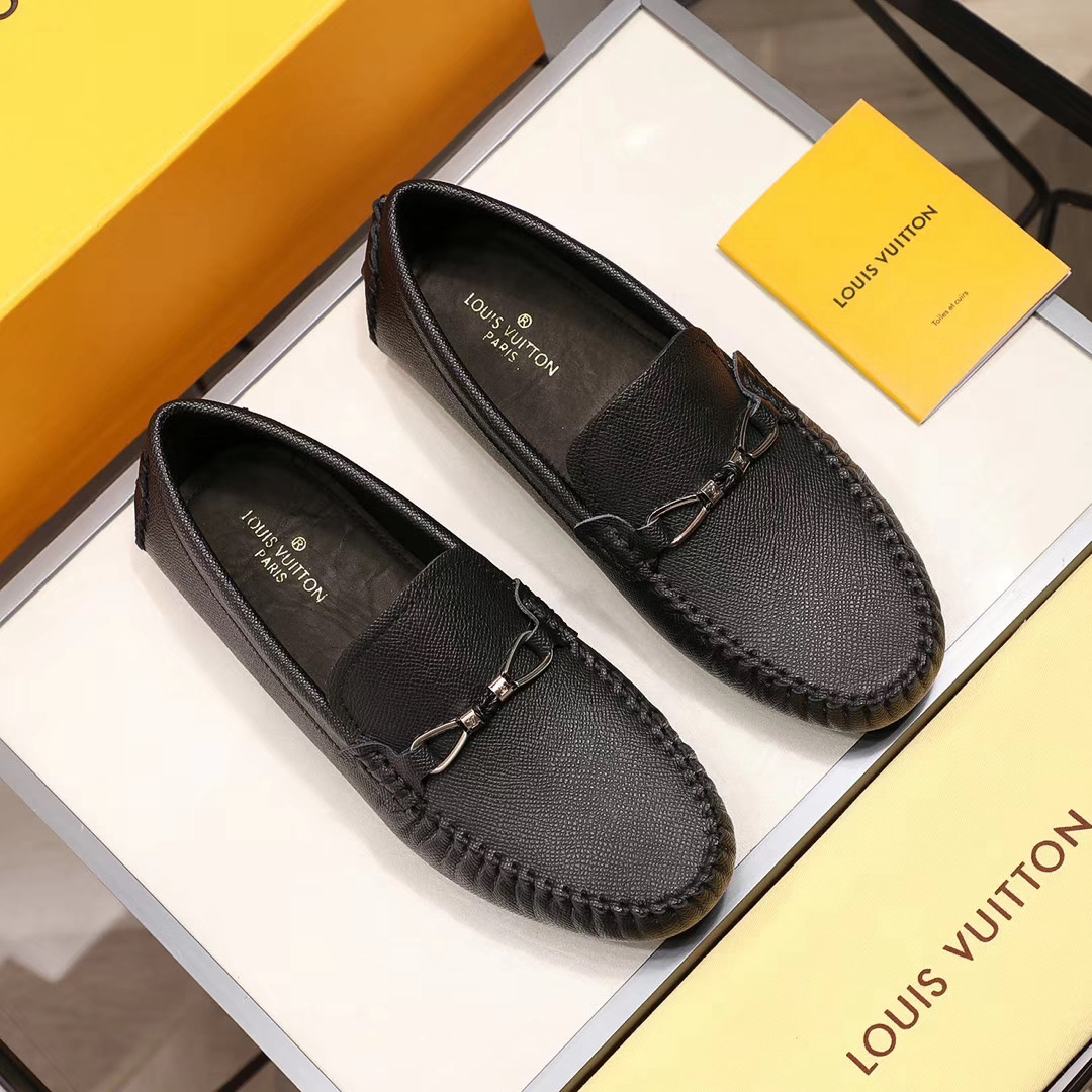 LV women's leather shoes-28