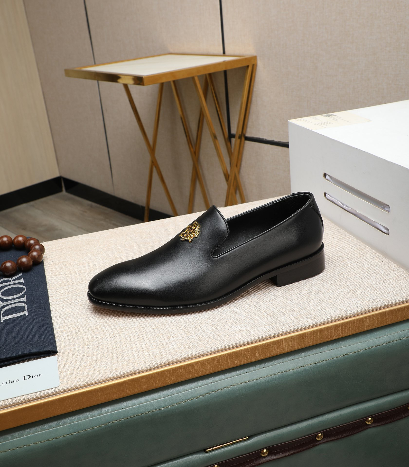 Dior men's leather shoes-80