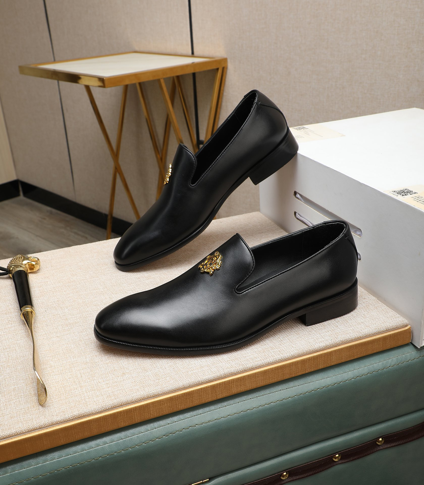 Dior men's leather shoes-80
