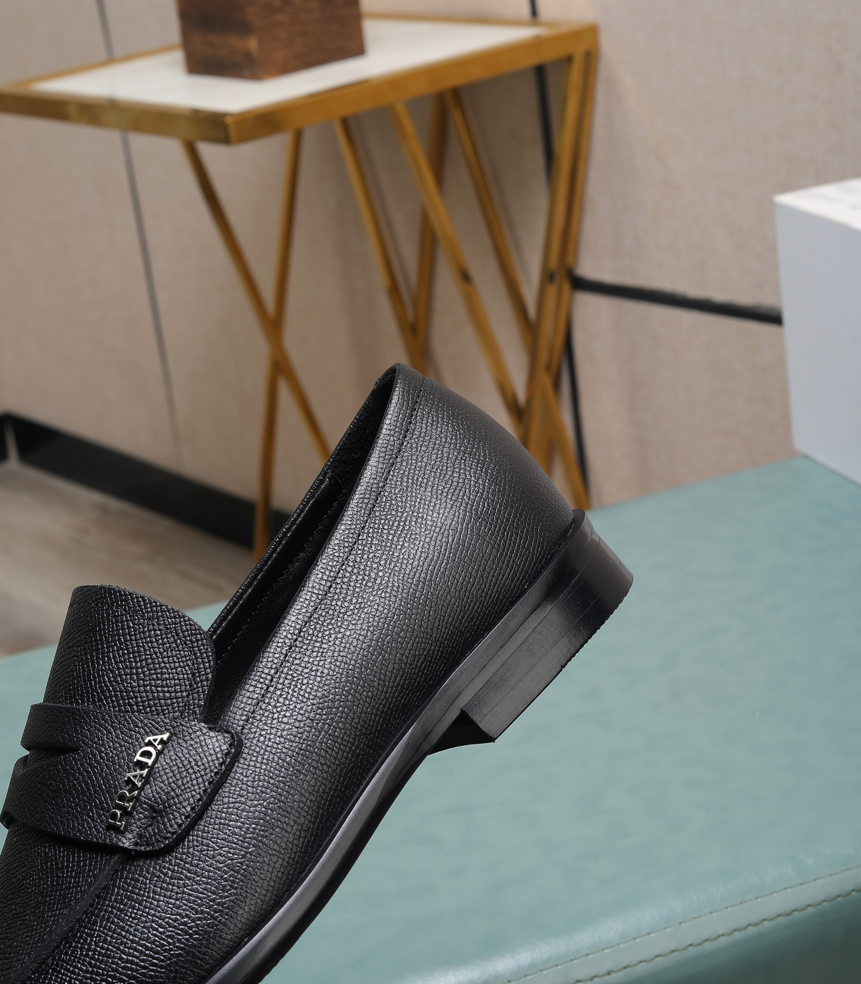 Prada men's leather shoes-29