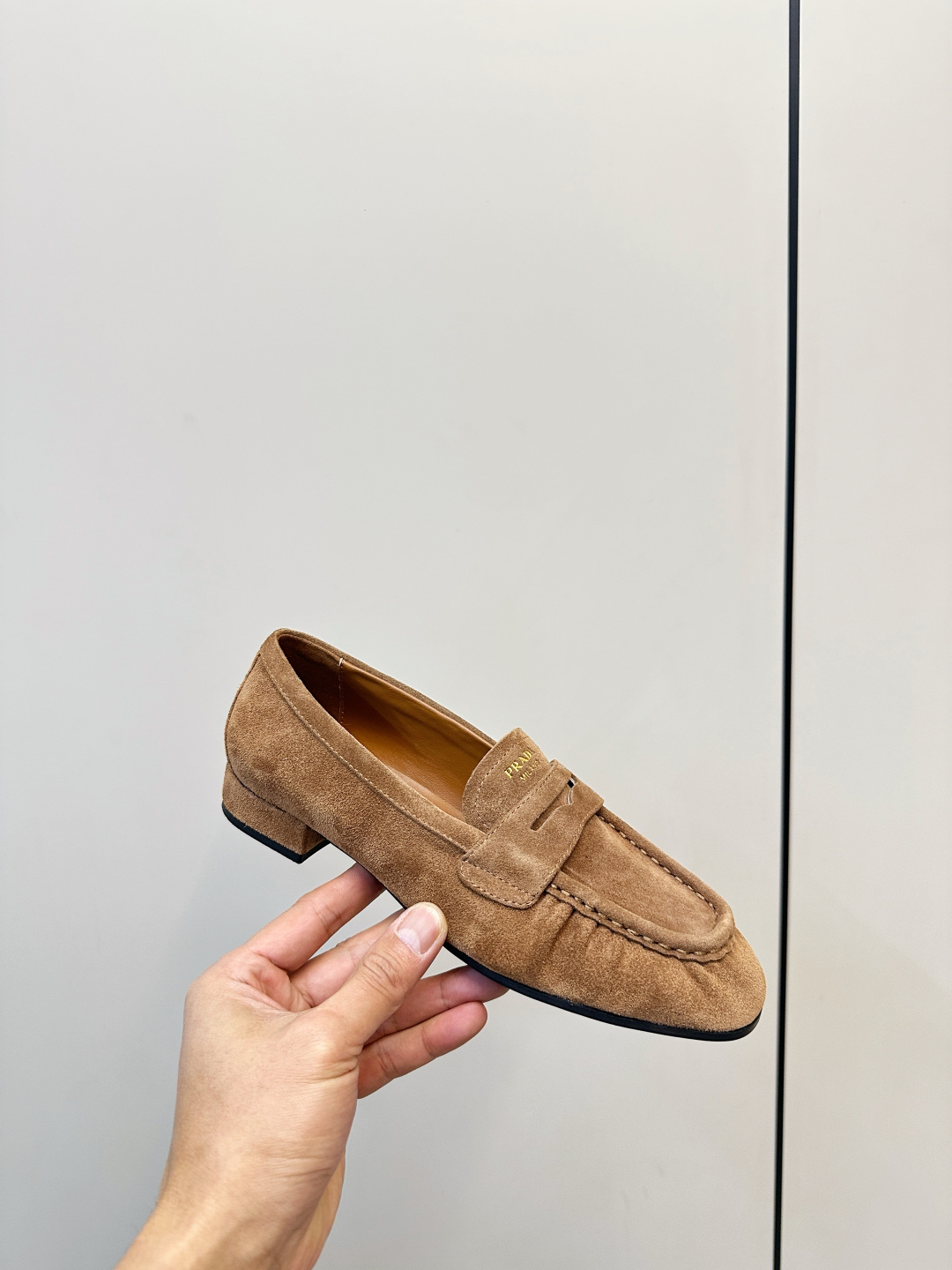 Prada women's leather shoes-47