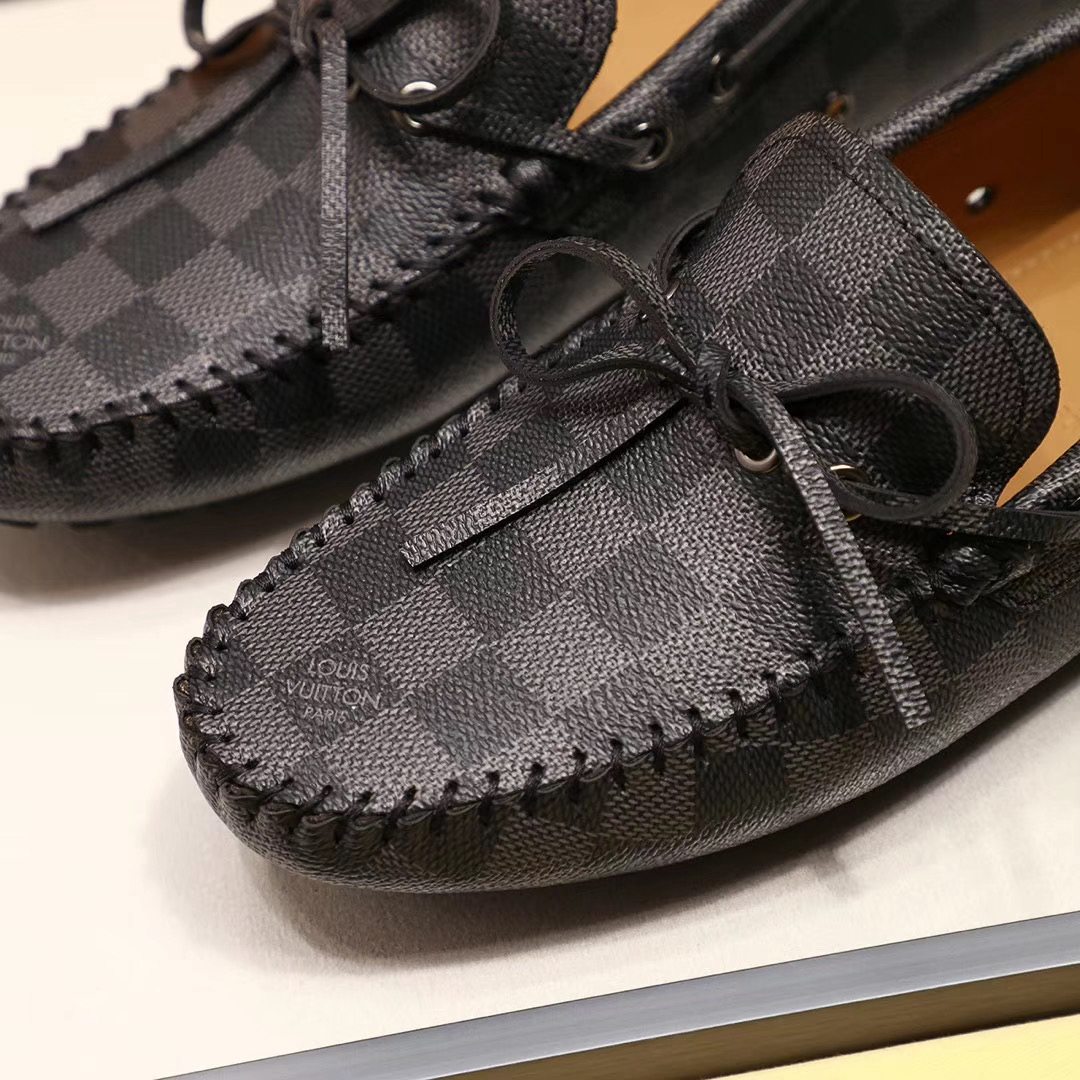 LV women's leather shoes-29