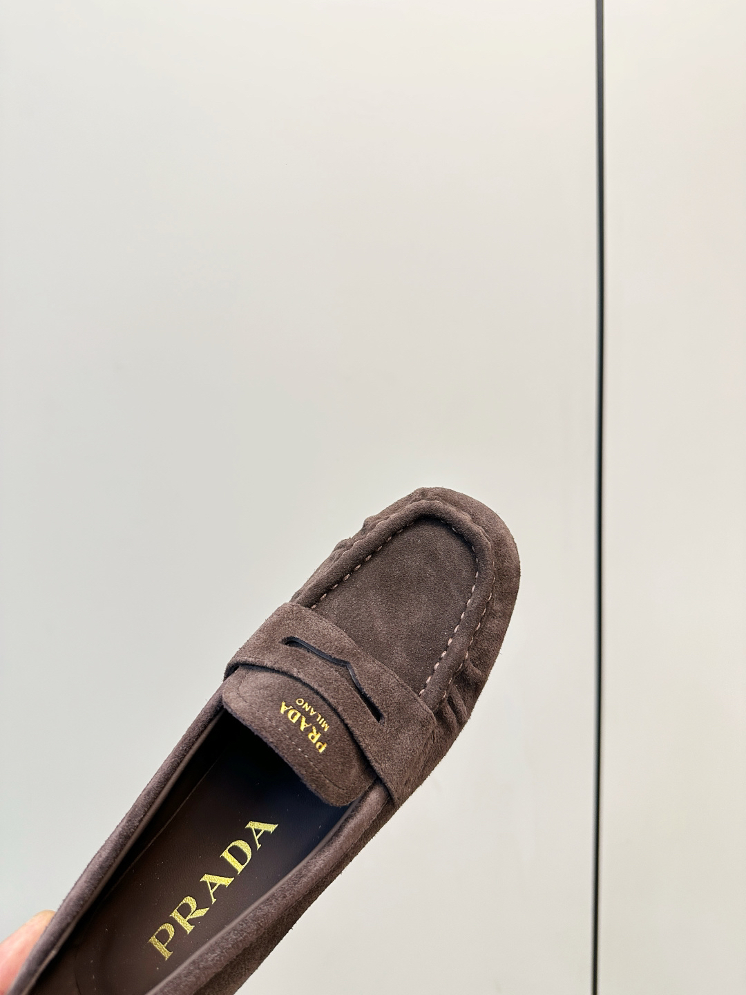 Prada women's leather shoes-48