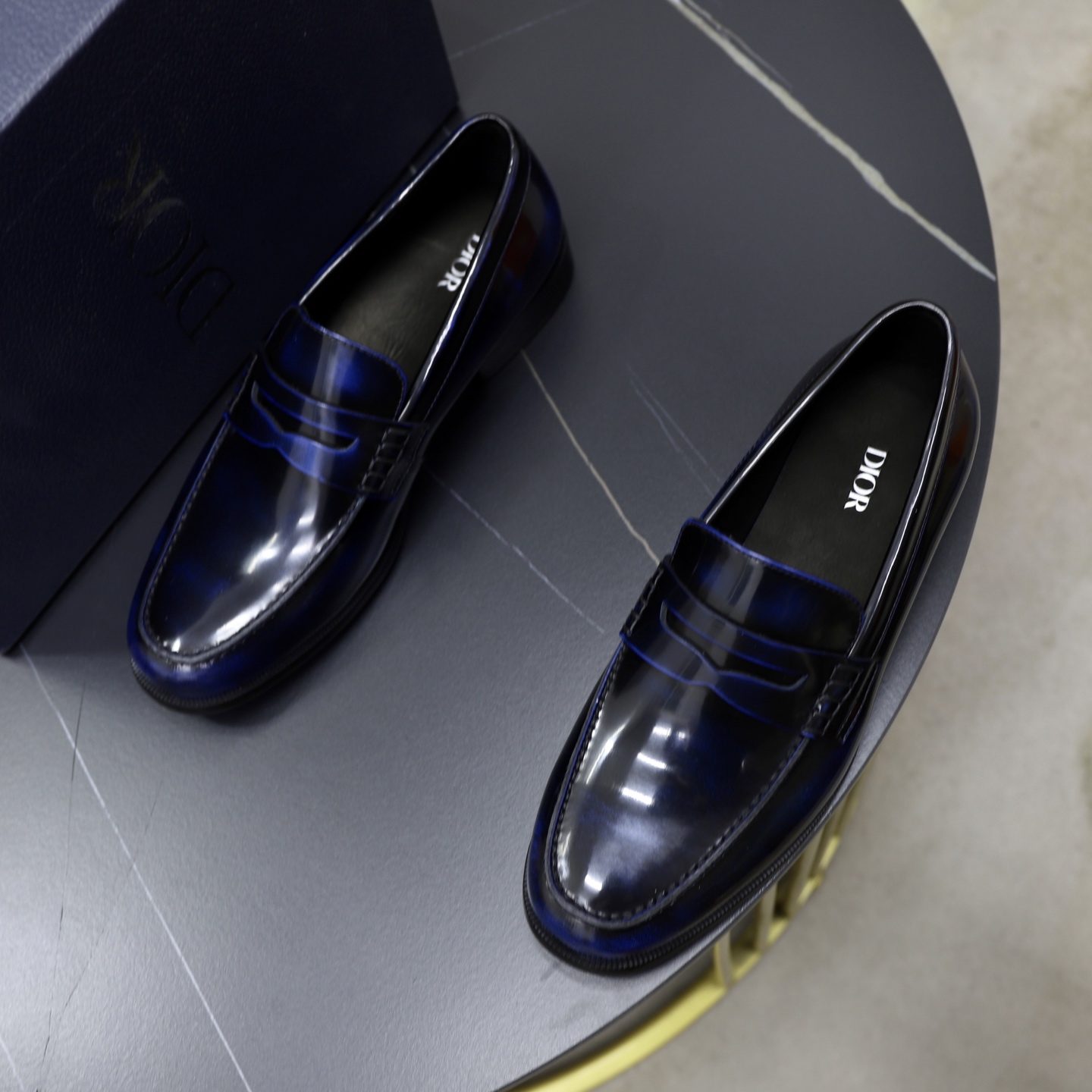 Dior men's leather shoes-20