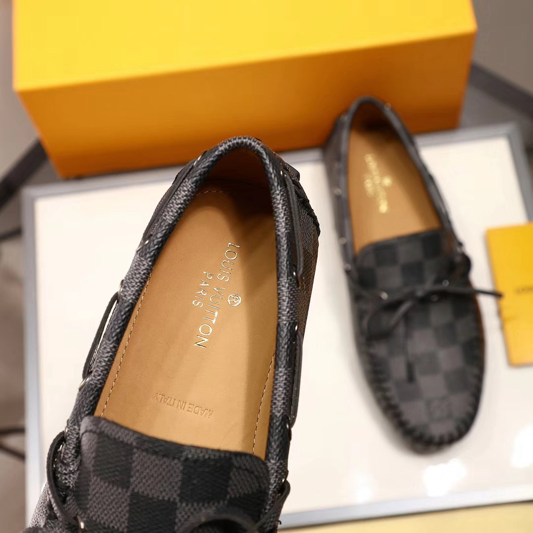 LV women's leather shoes-29