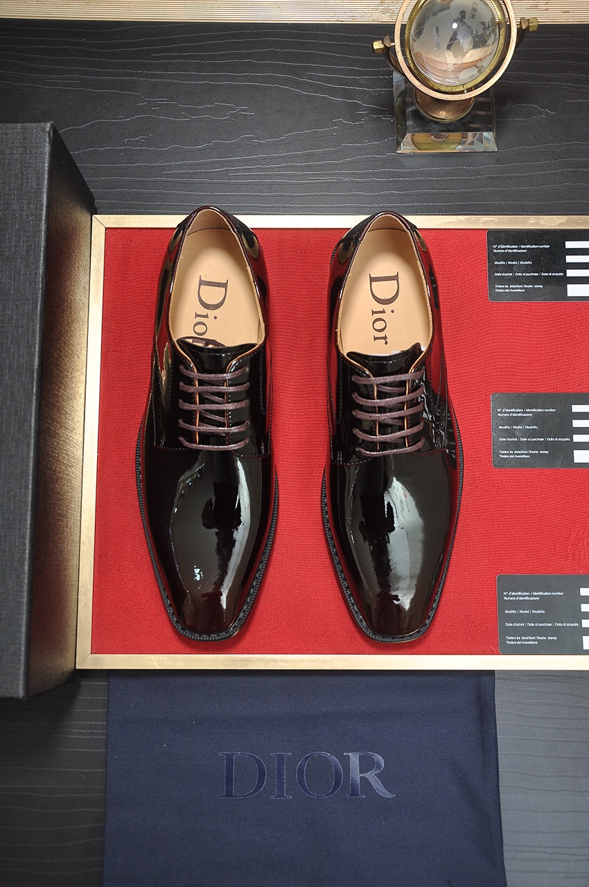 Dior men's leather shoes-49