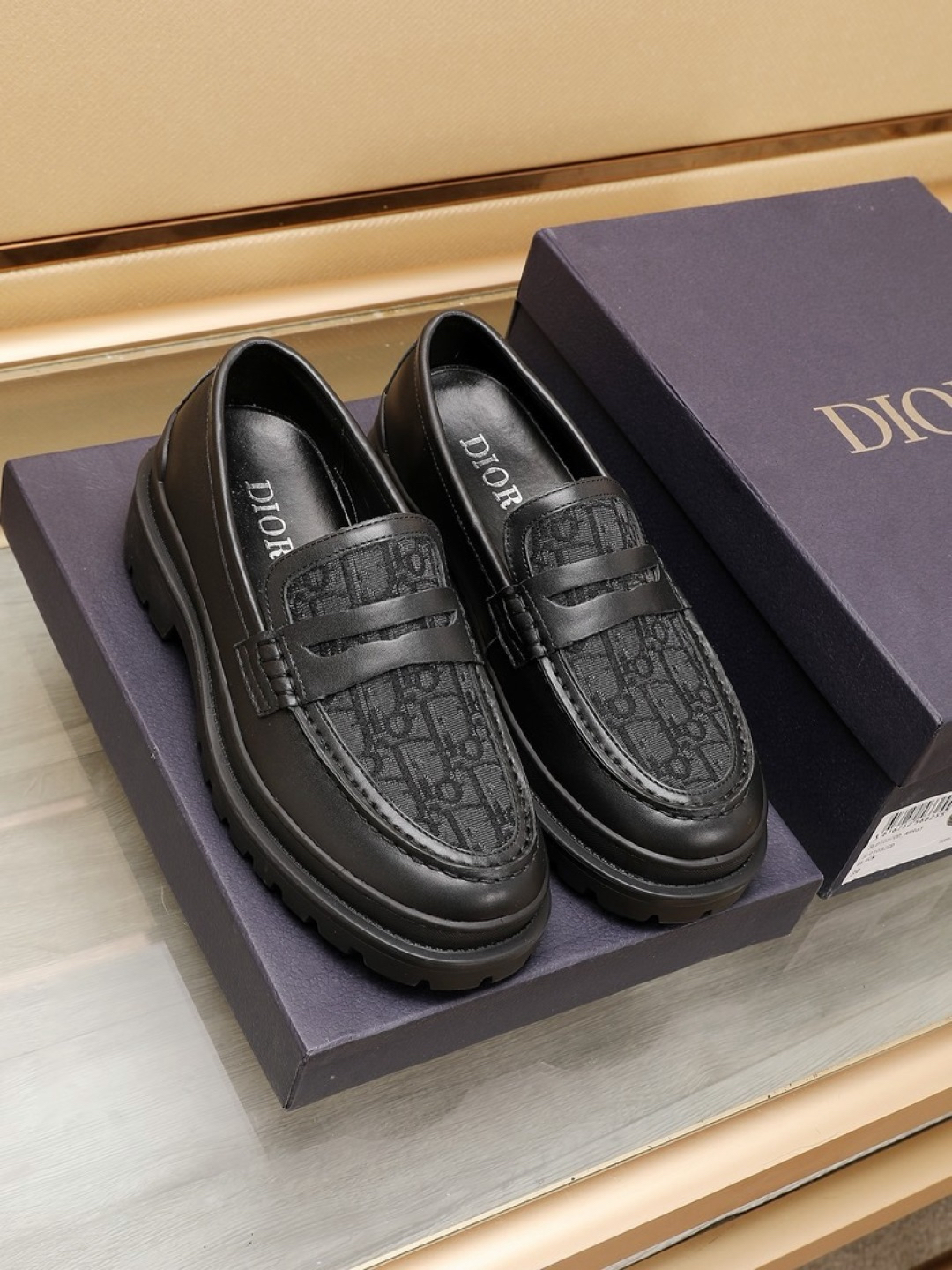 Dior men's leather shoes-36