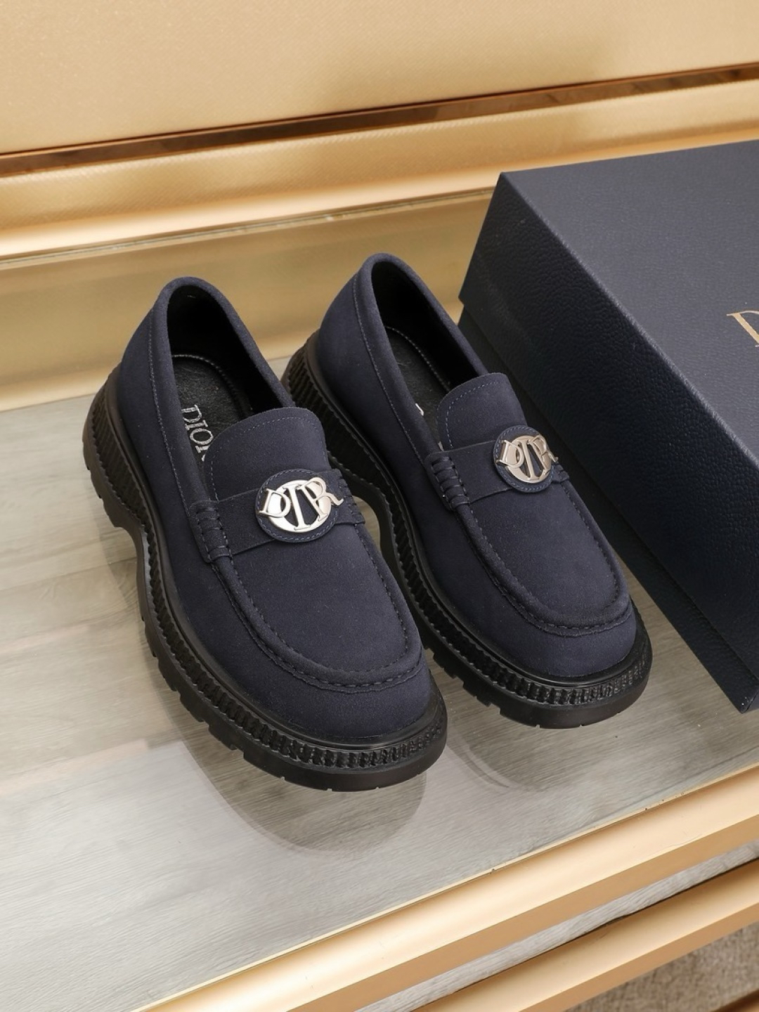 Dior men's leather shoes-29