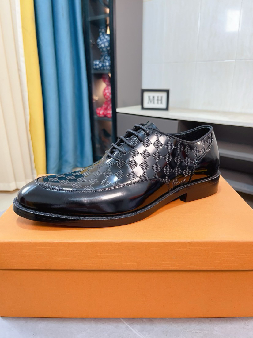 LV men's leather shoes-41