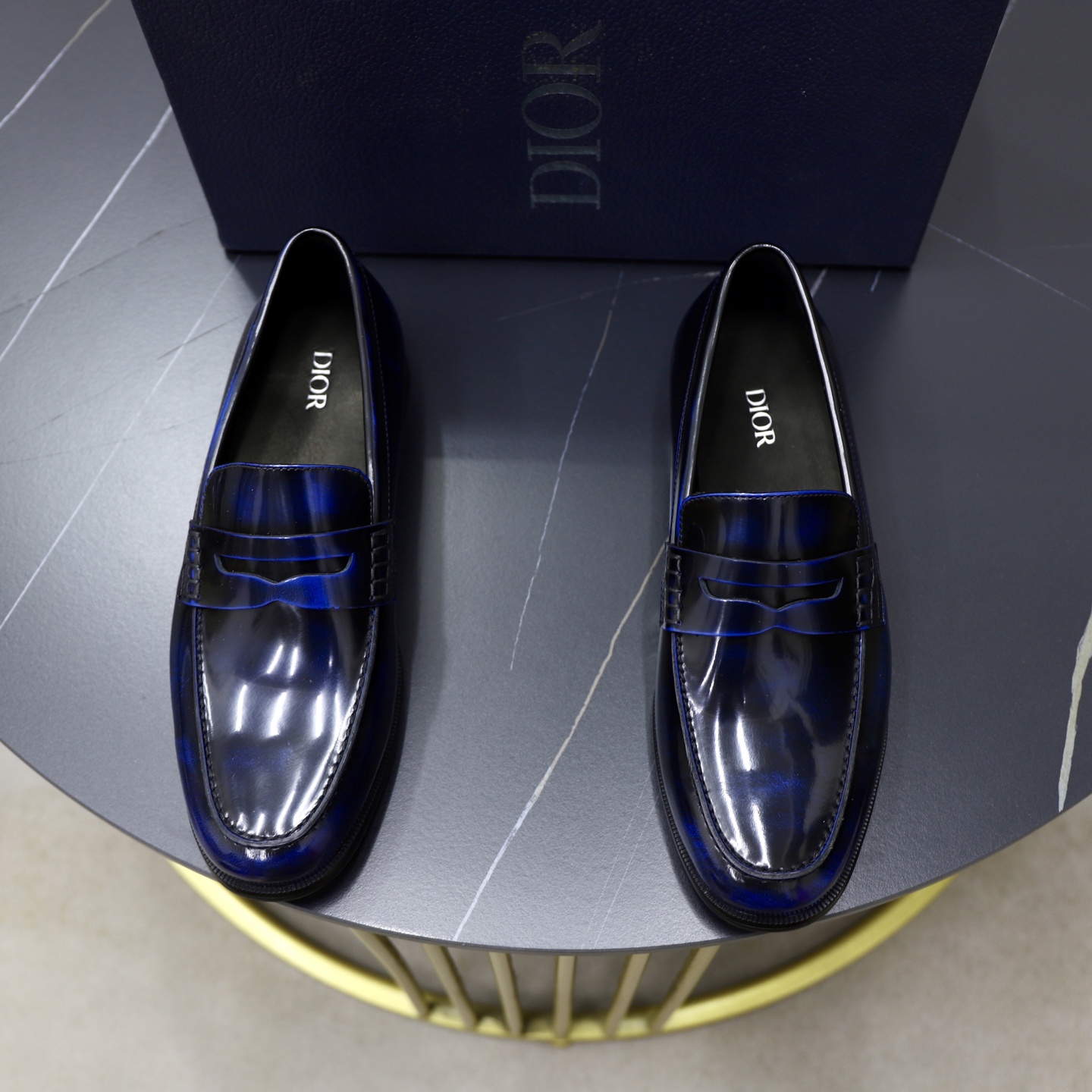 Dior men's leather shoes-20