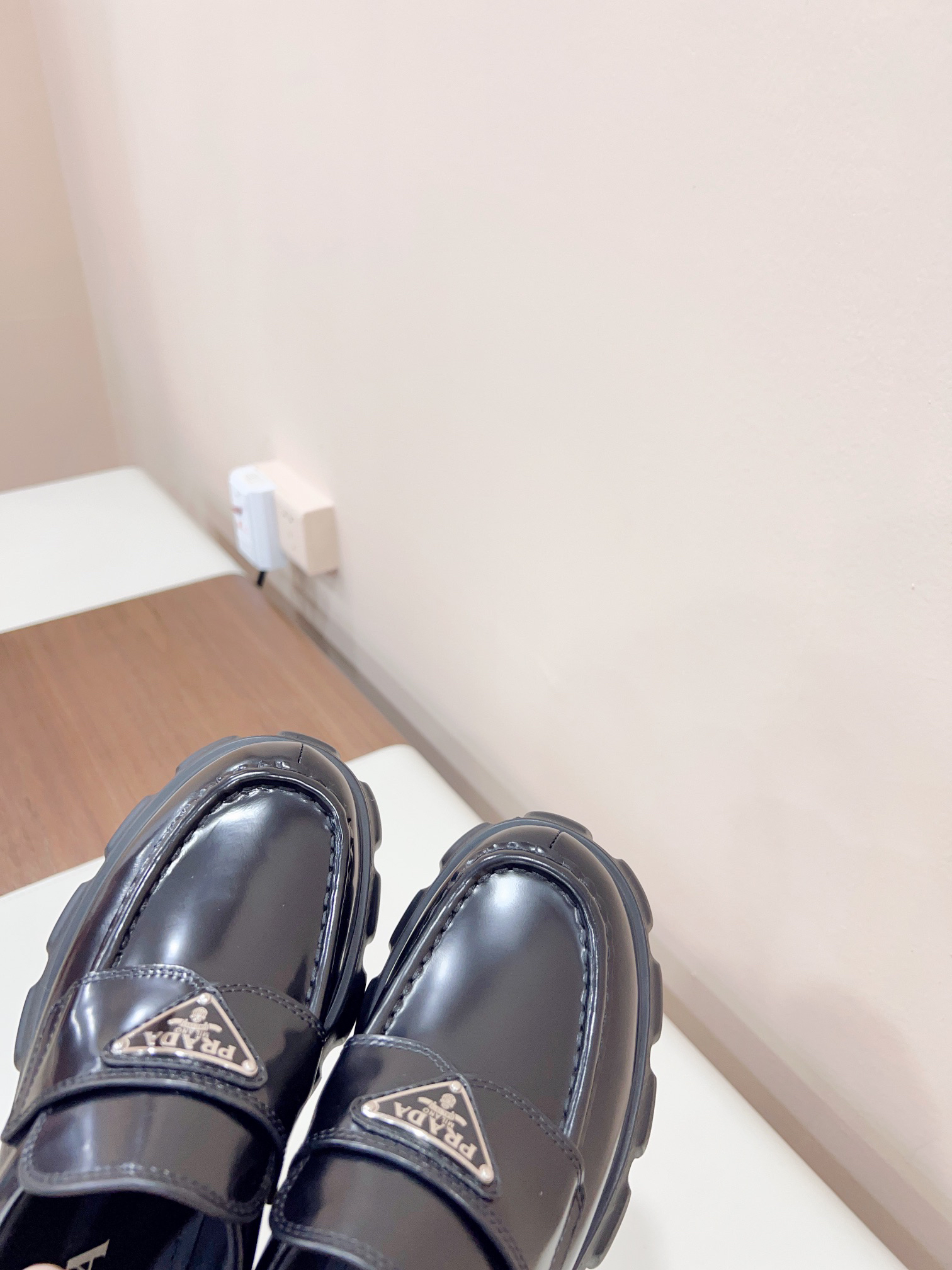 Prada men's leather shoes-48