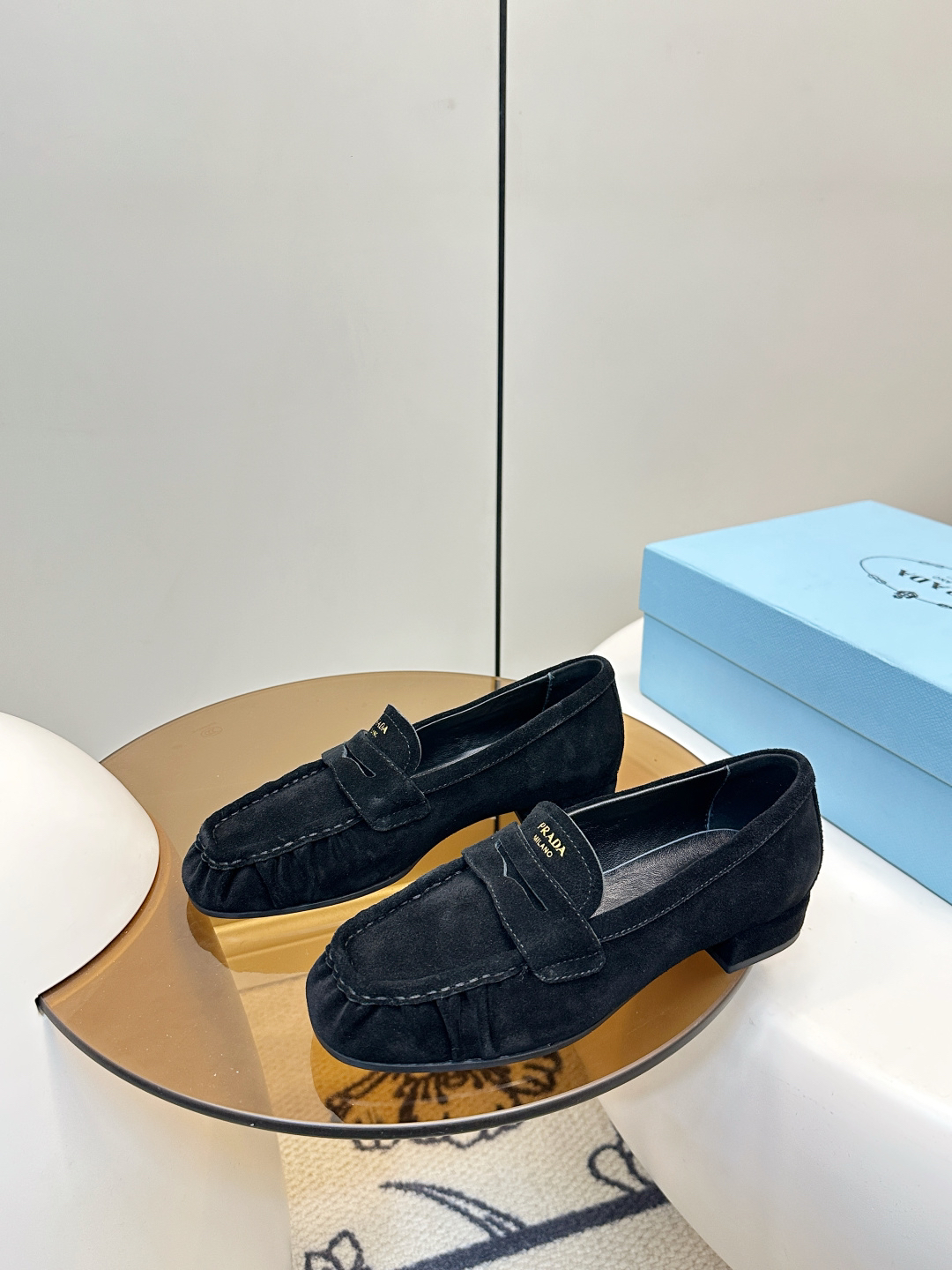 Prada women's leather shoes-44