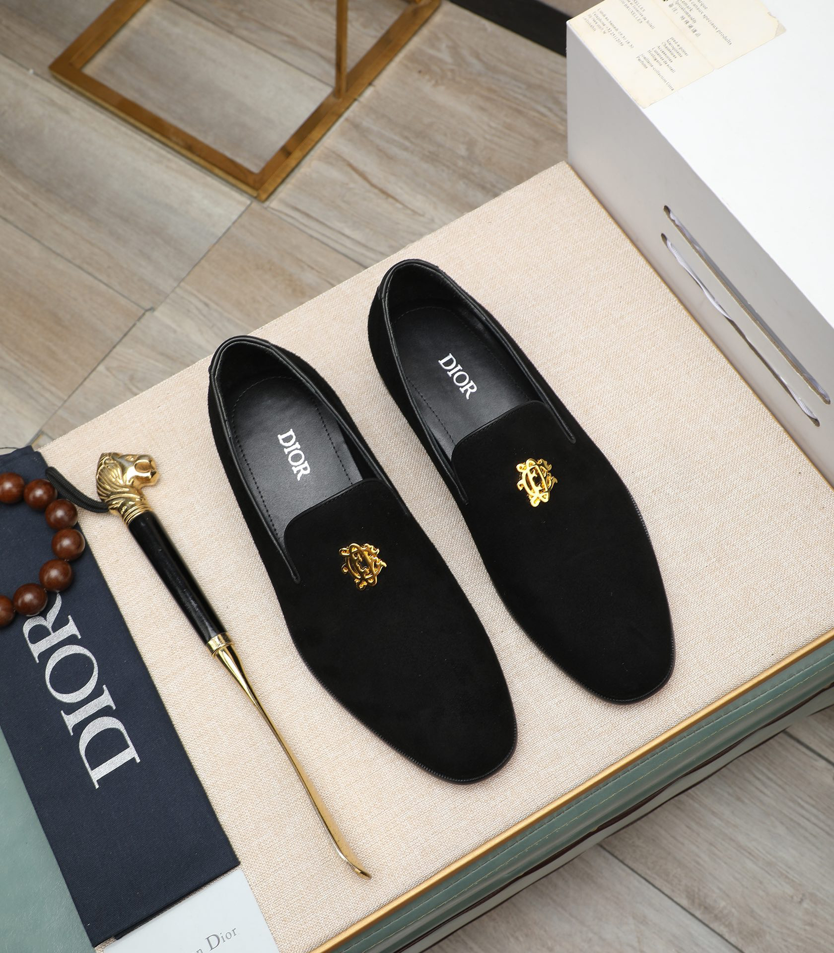 Dior men's leather shoes-61