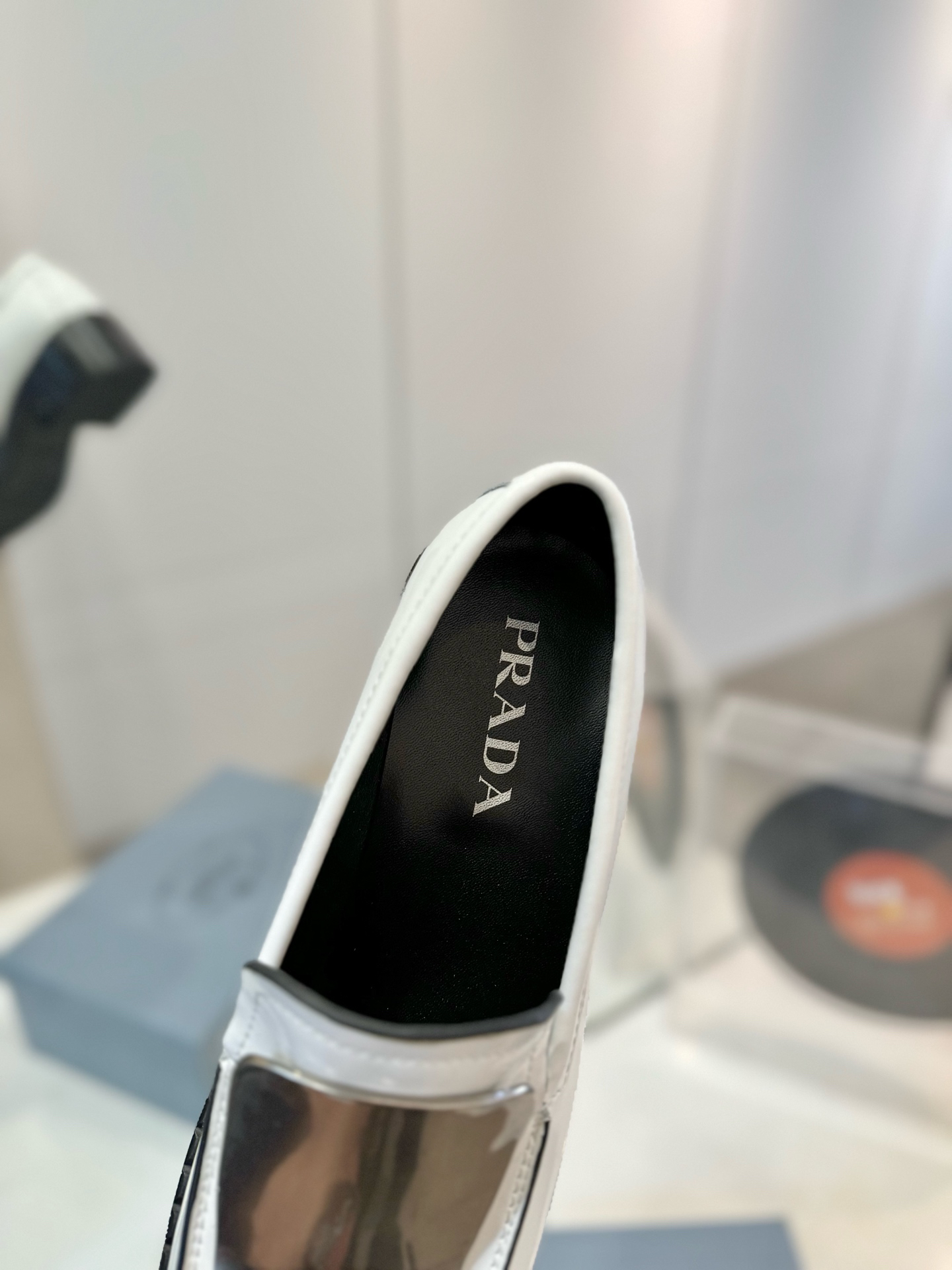 Prada women's leather shoes-18