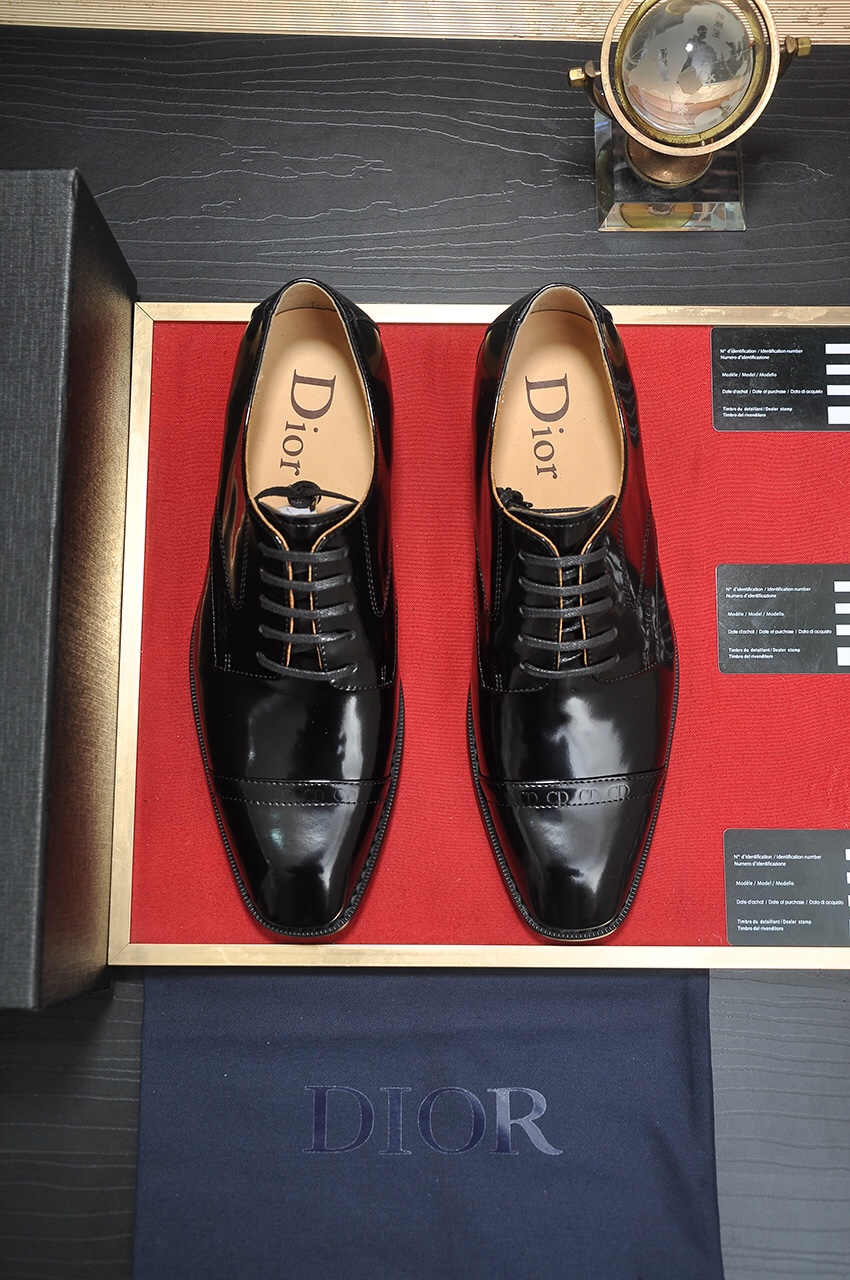 Dior men's leather shoes-41