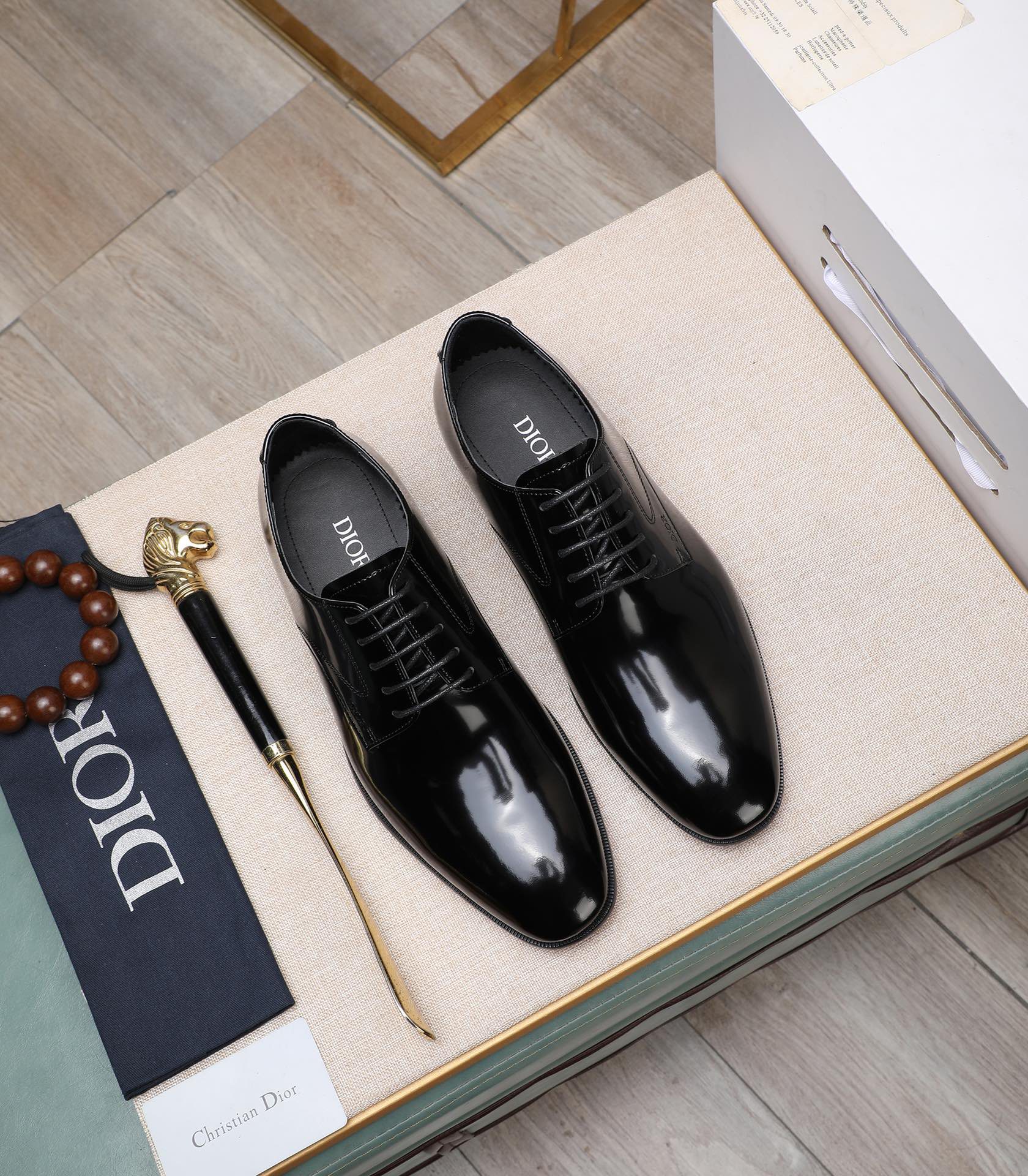 Dior men's leather shoes-25