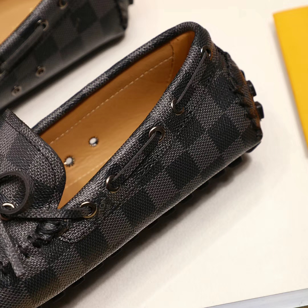 LV women's leather shoes-29