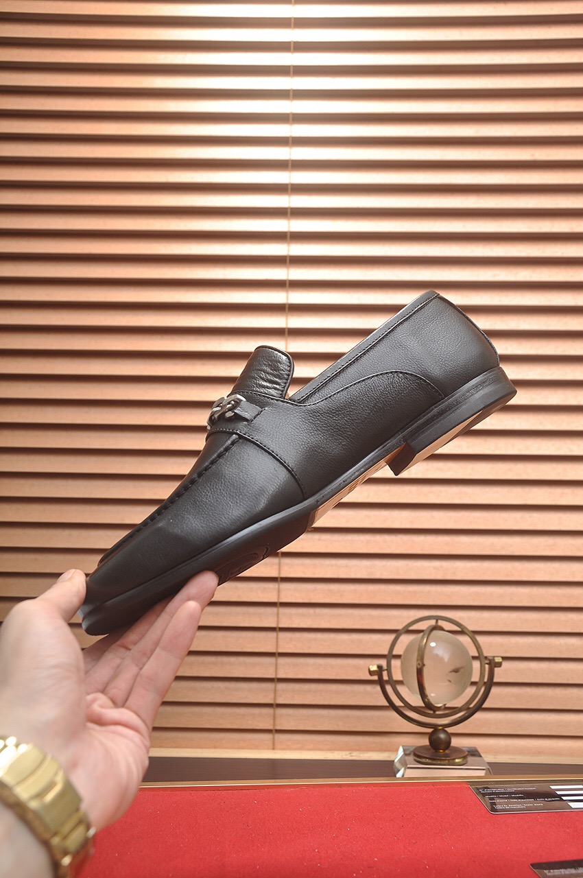 Prada men's leather shoes-23