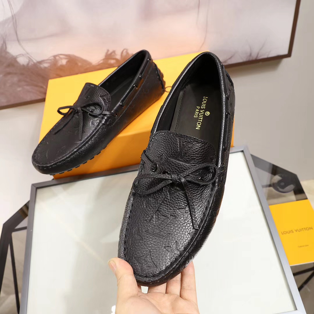 LV women's leather shoes-25