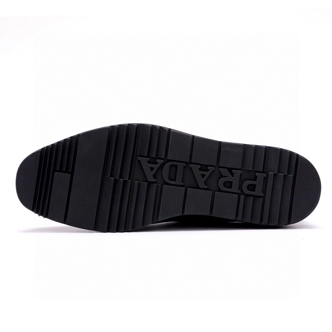 Prada men's leather shoes-26
