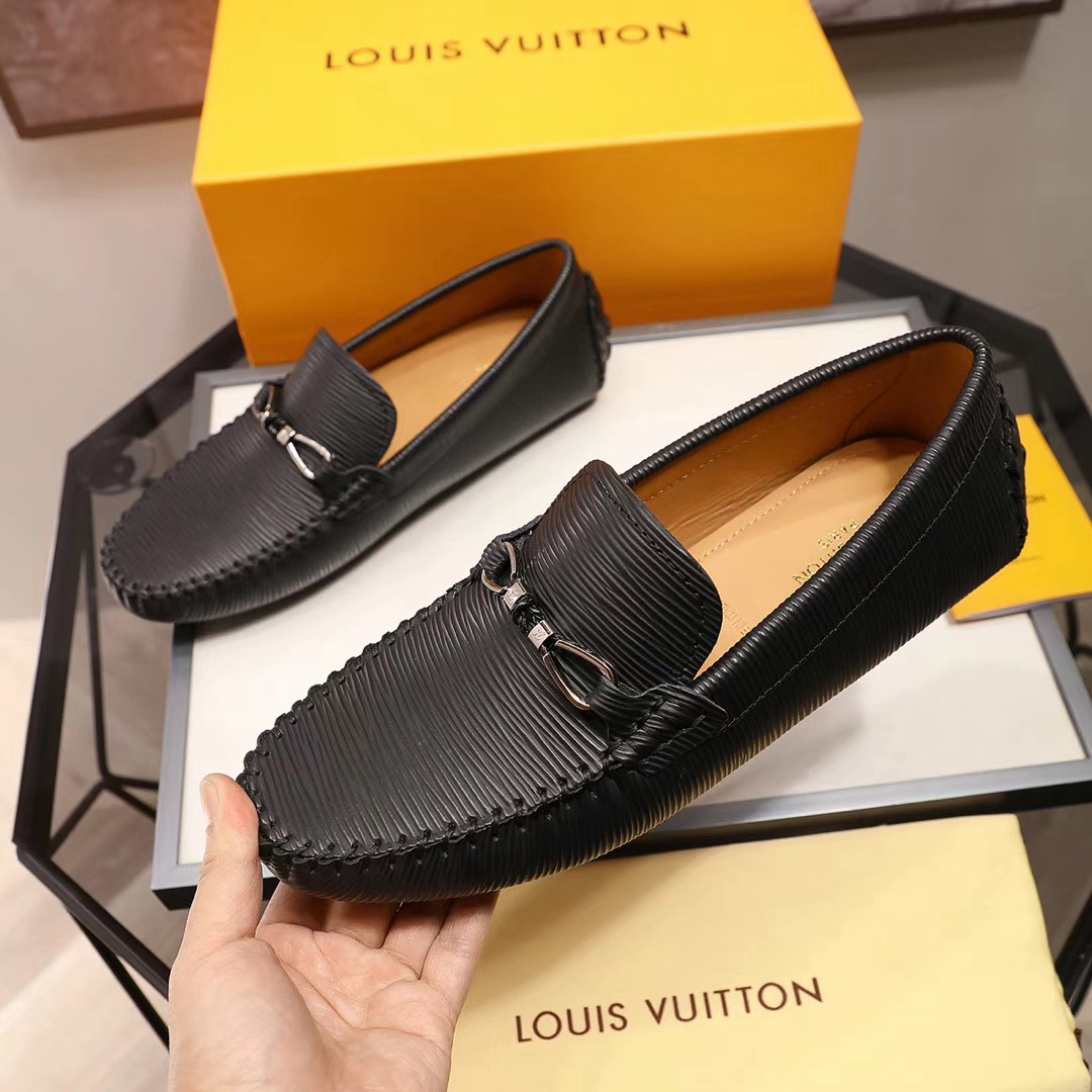 LV women's leather shoes-27