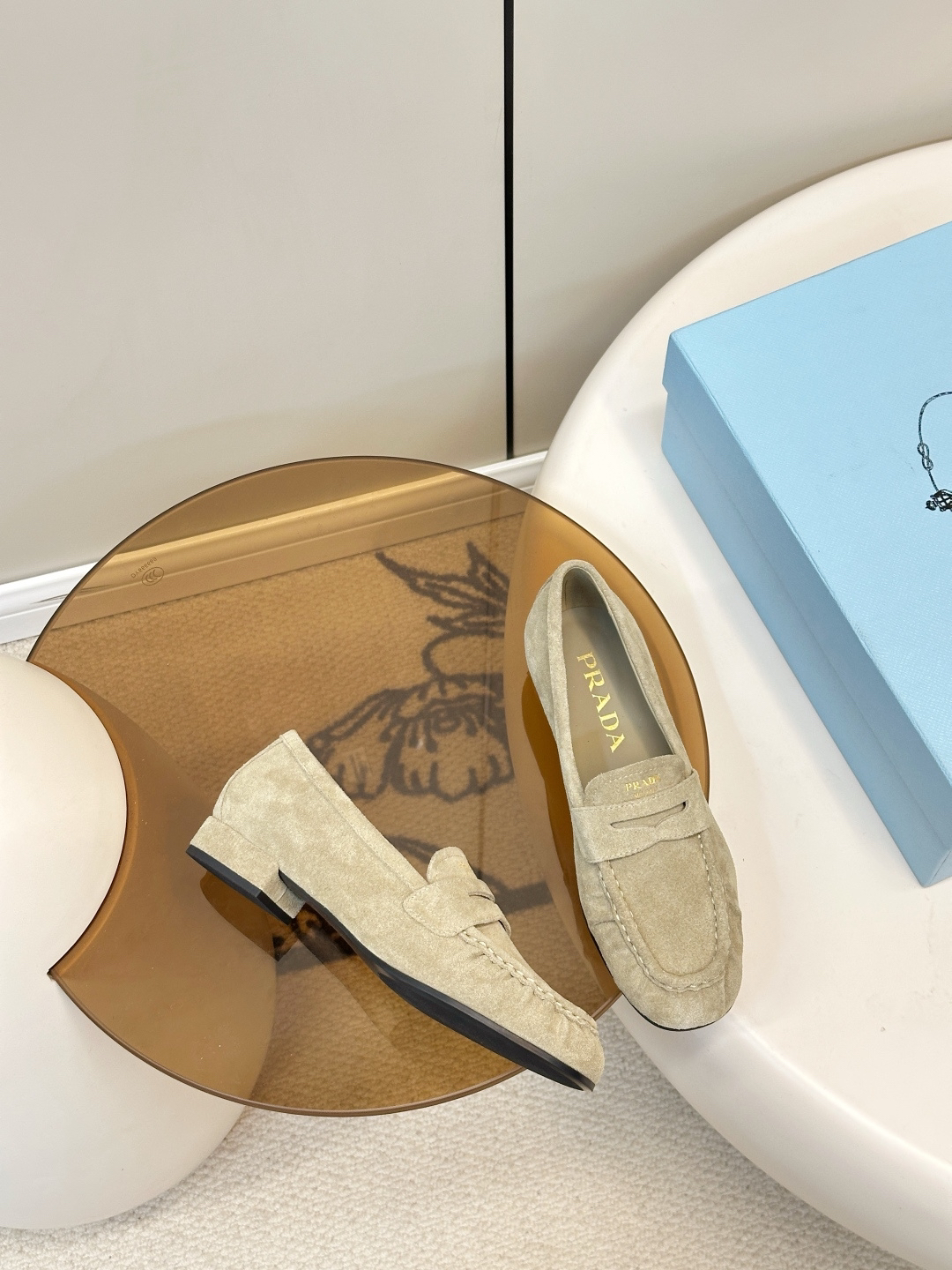 Prada women's leather shoes-46