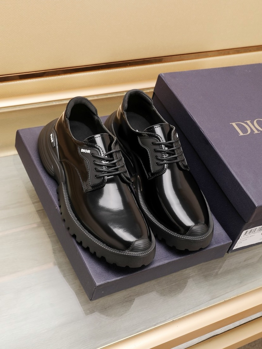 Dior men's leather shoes-76
