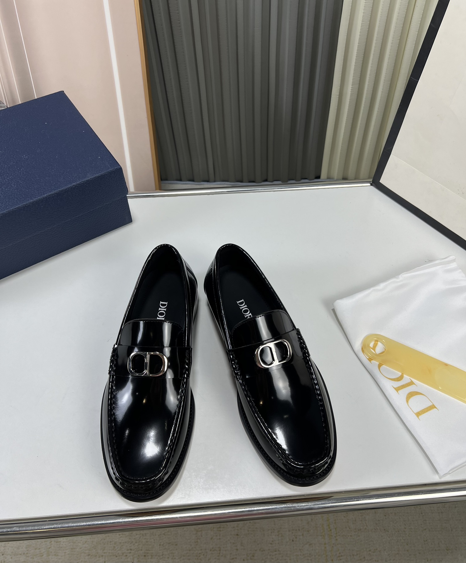 Dior men's leather shoes-44