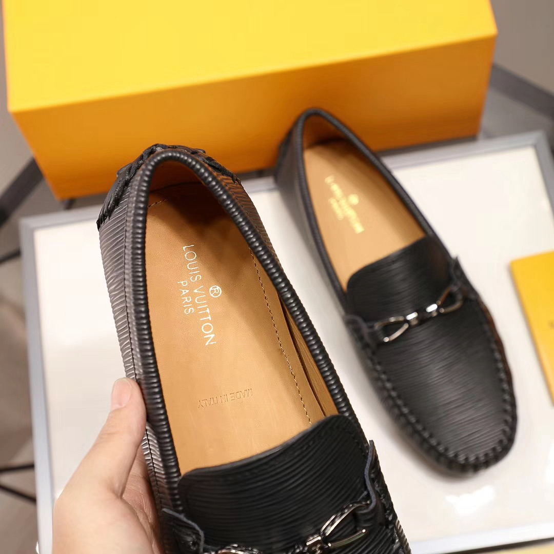 LV women's leather shoes-27