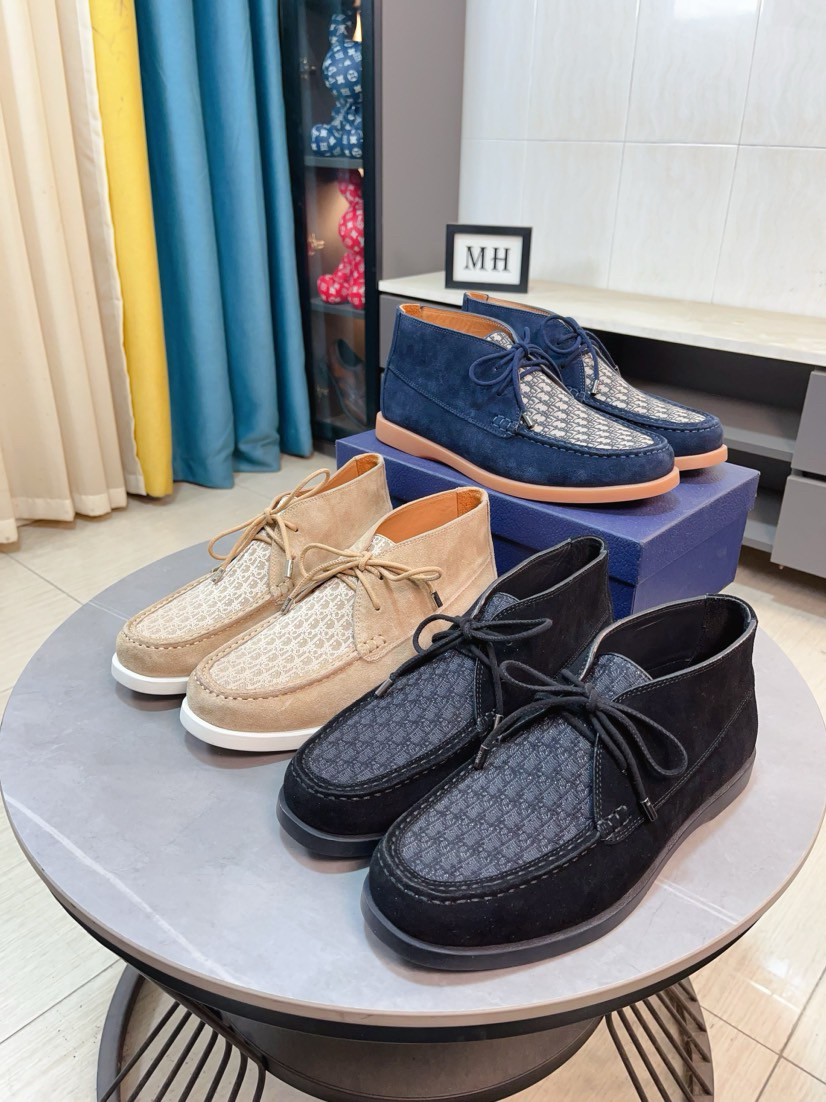 Dior men's leather shoes-67