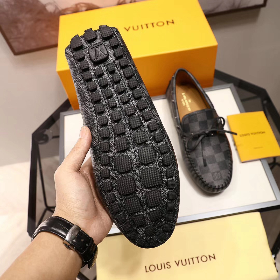 LV women's leather shoes-29
