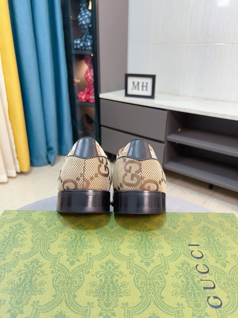 Gucci men's leather shoes-69