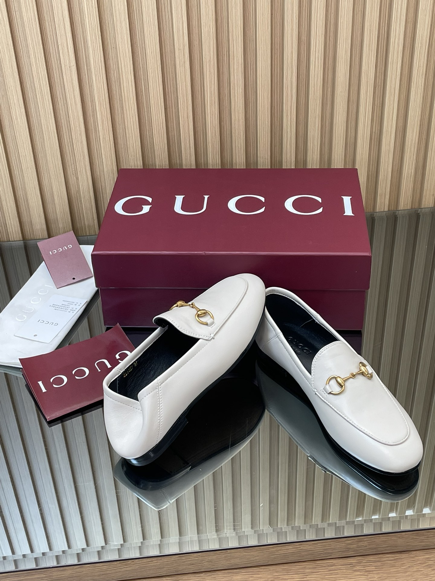 Gucci women's leather shoes-45