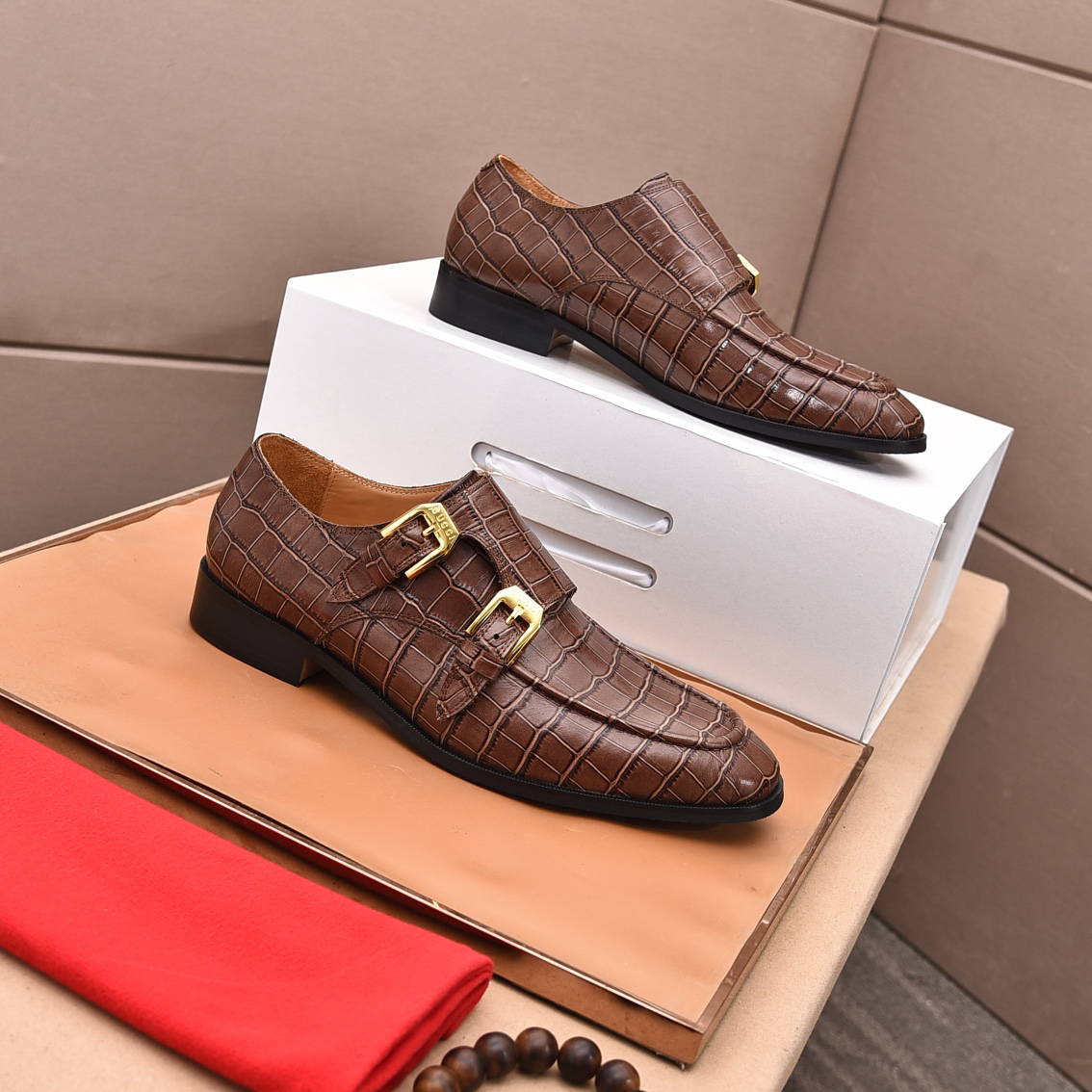 Gucci men's leather shoes-44