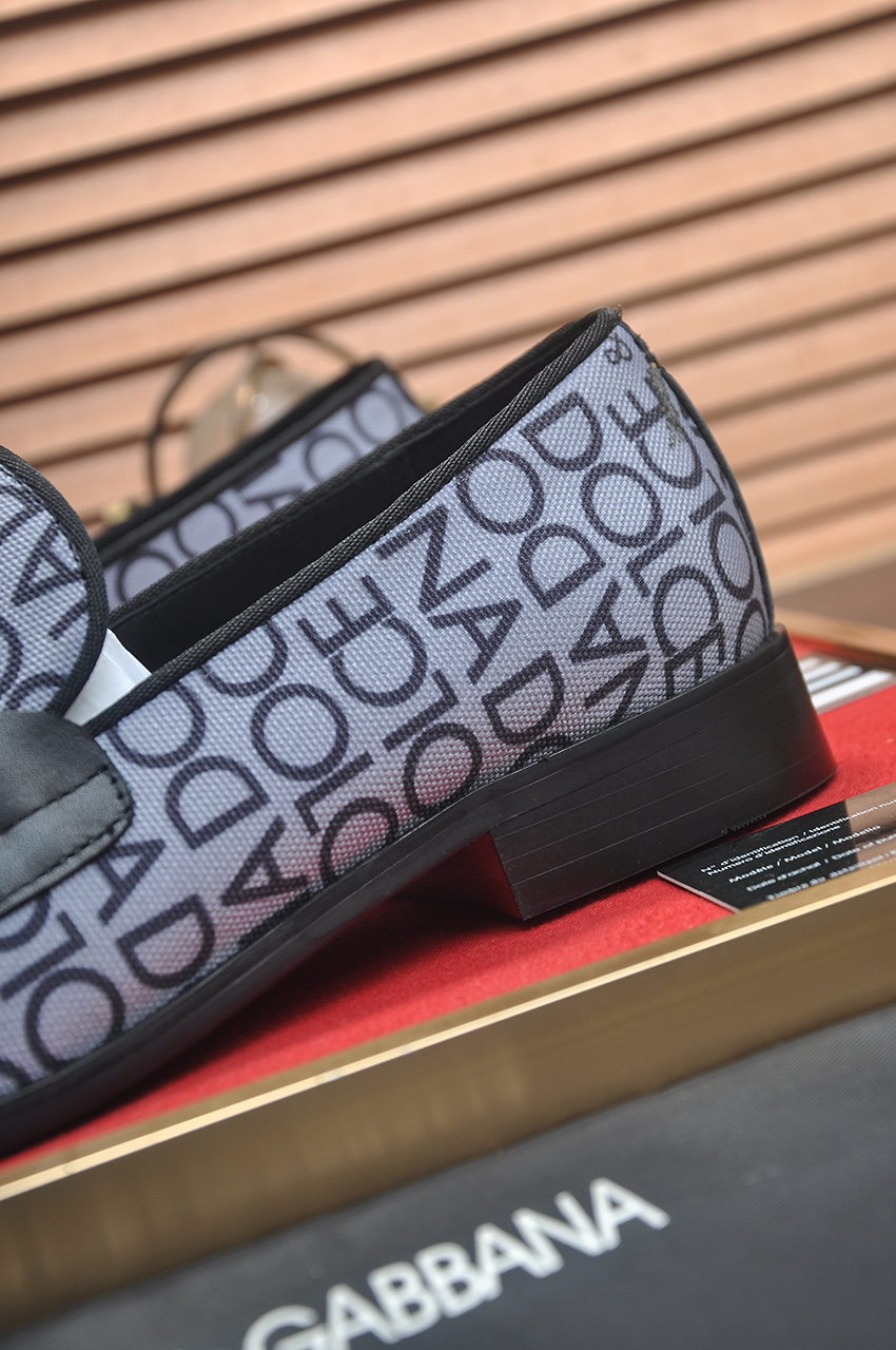 D&G men's leather shoes-44