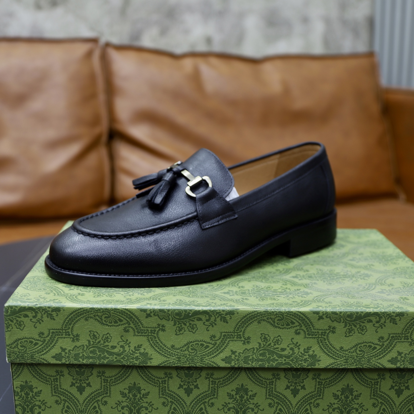 Gucci men's leather shoes-120