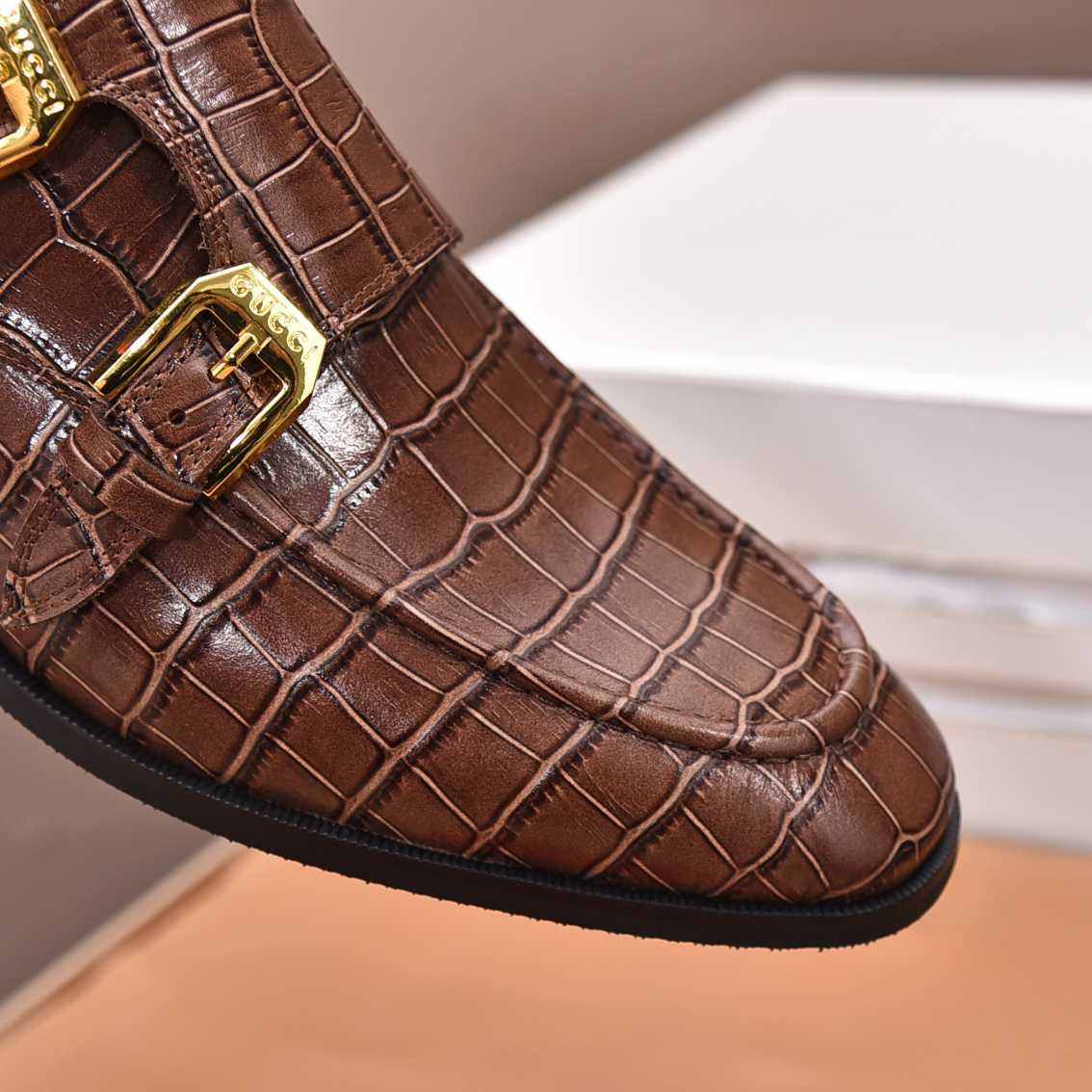 Gucci men's leather shoes-44