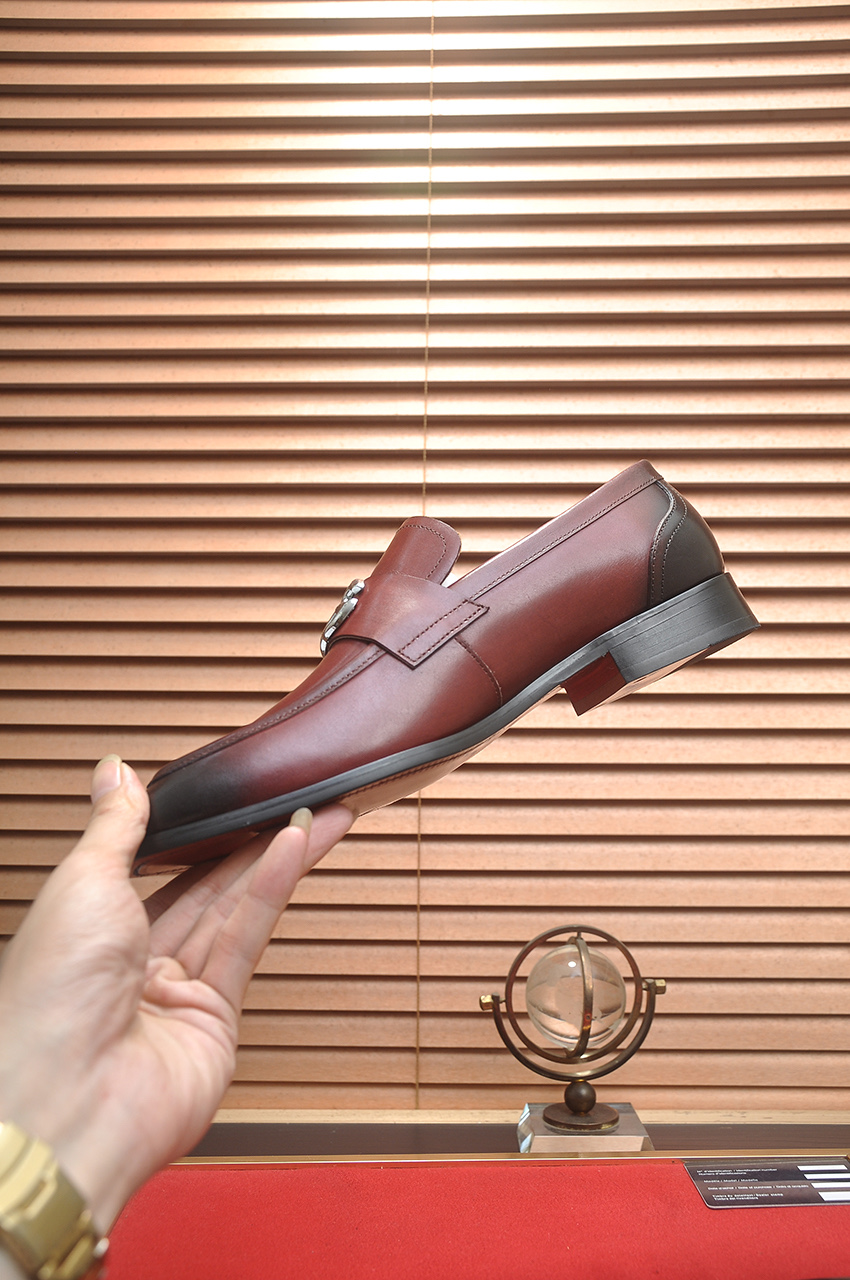 D&G men's leather shoes-23