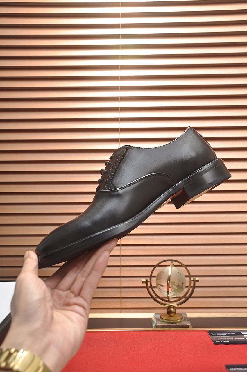 Gucci men's leather shoes-63