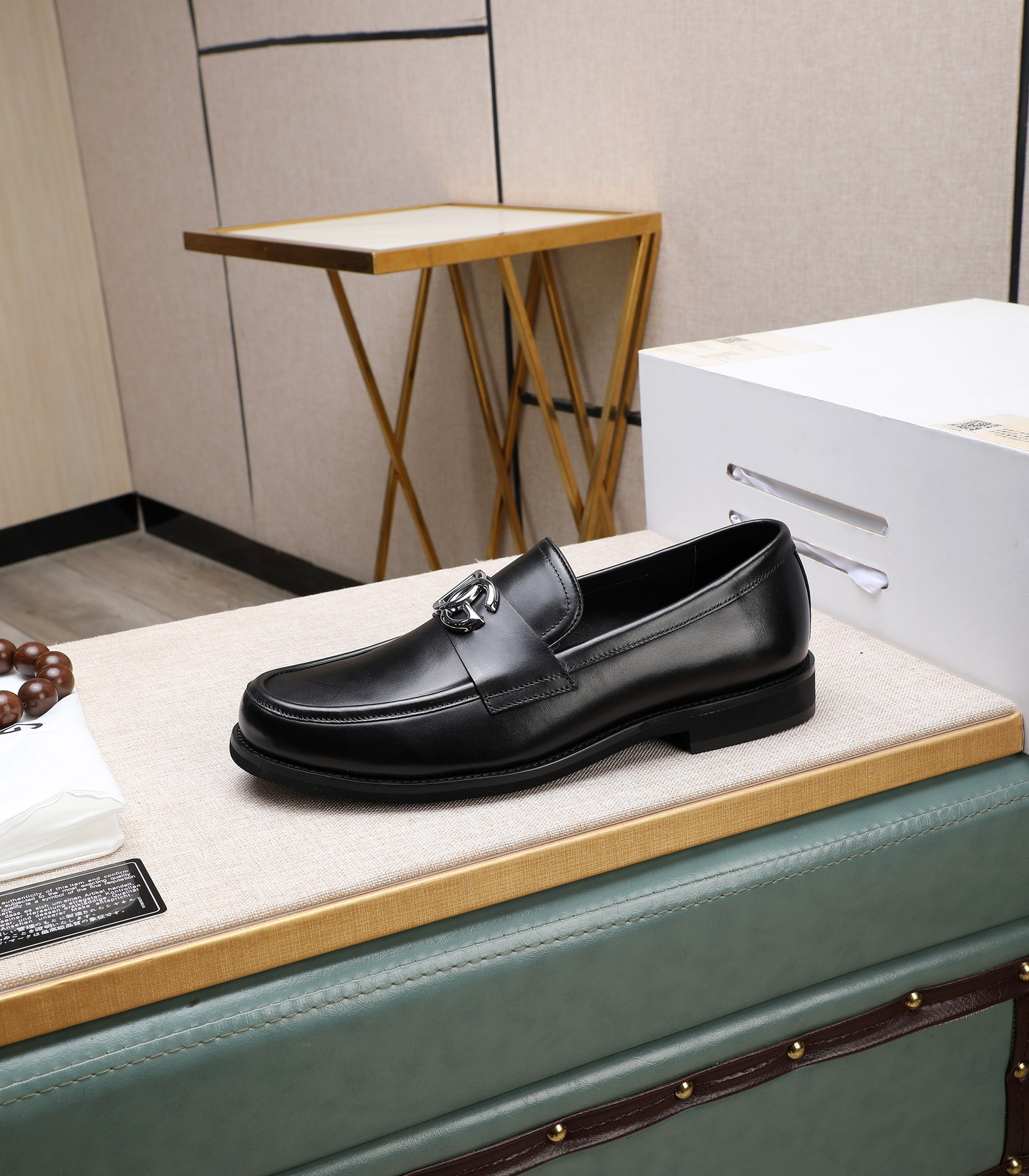 D&G men's leather shoes-8