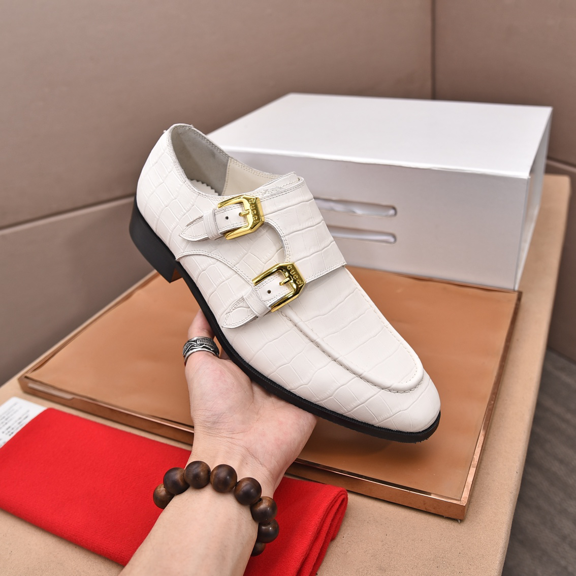 Gucci men's leather shoes-45