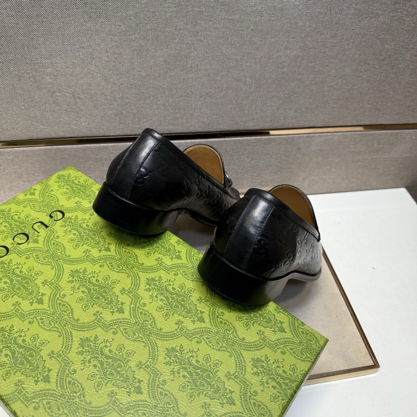 Gucci men's leather shoes-87