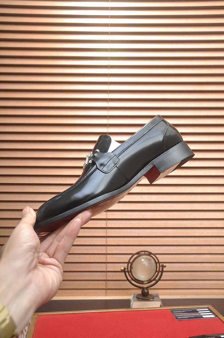 D&G men's leather shoes-81