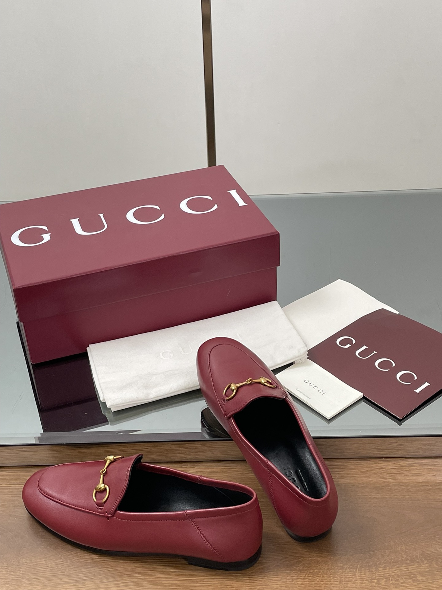 Gucci women's leather shoes-46