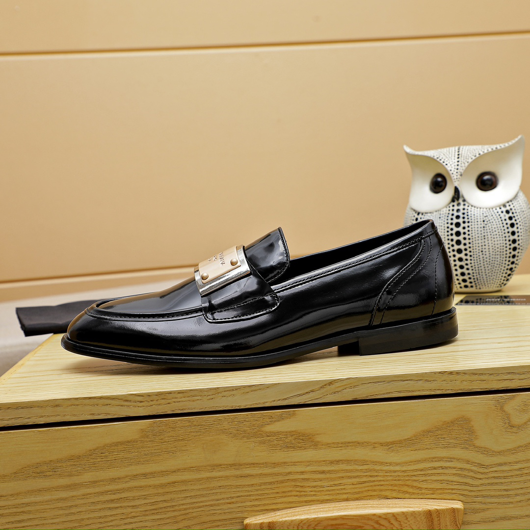 D&G men's leather shoes-69