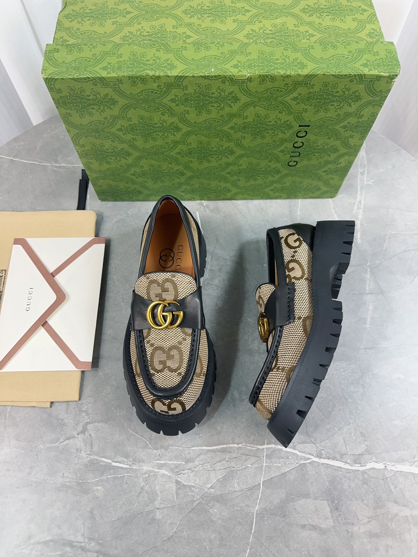 Gucci women's leather shoes-99