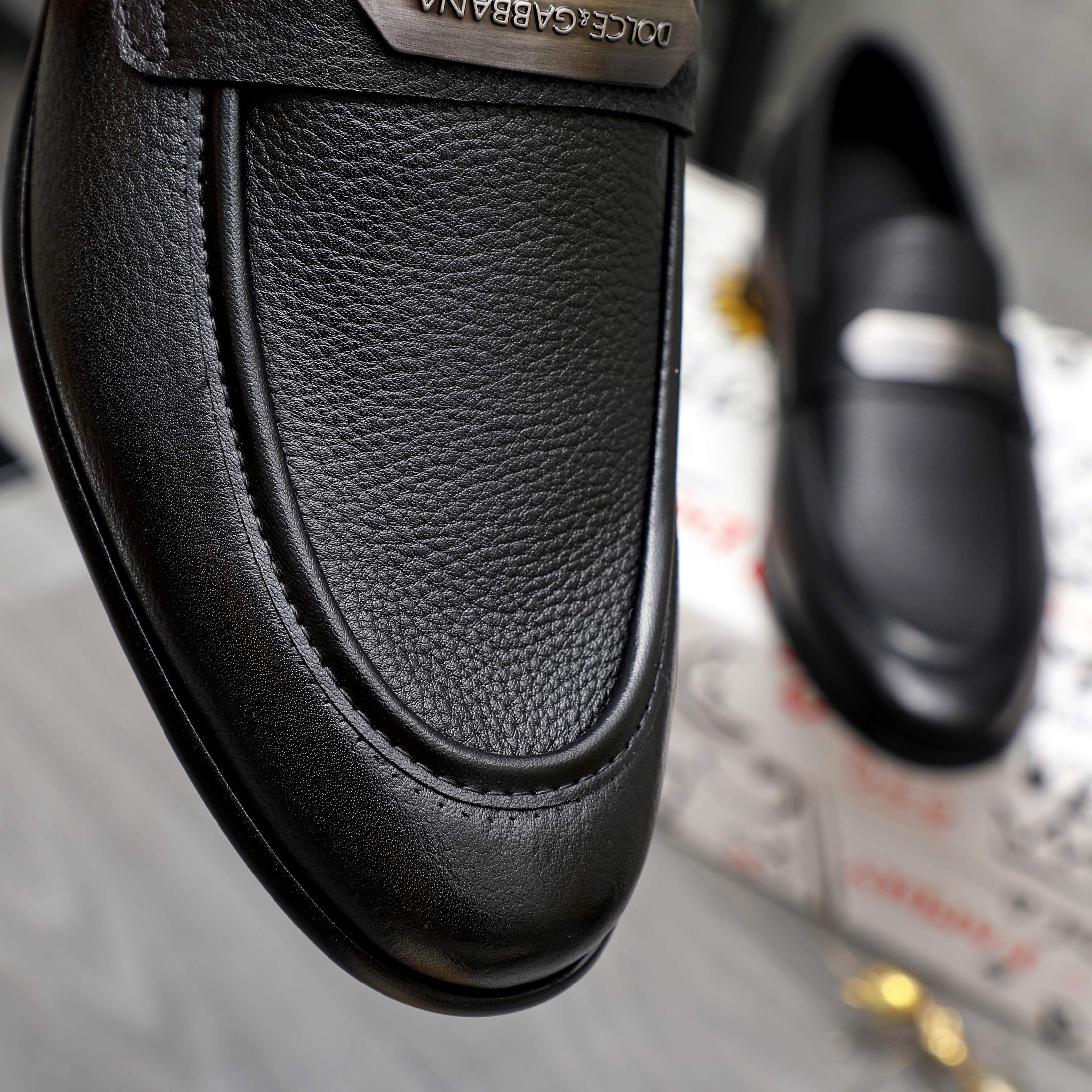 D&G men's leather shoes-58