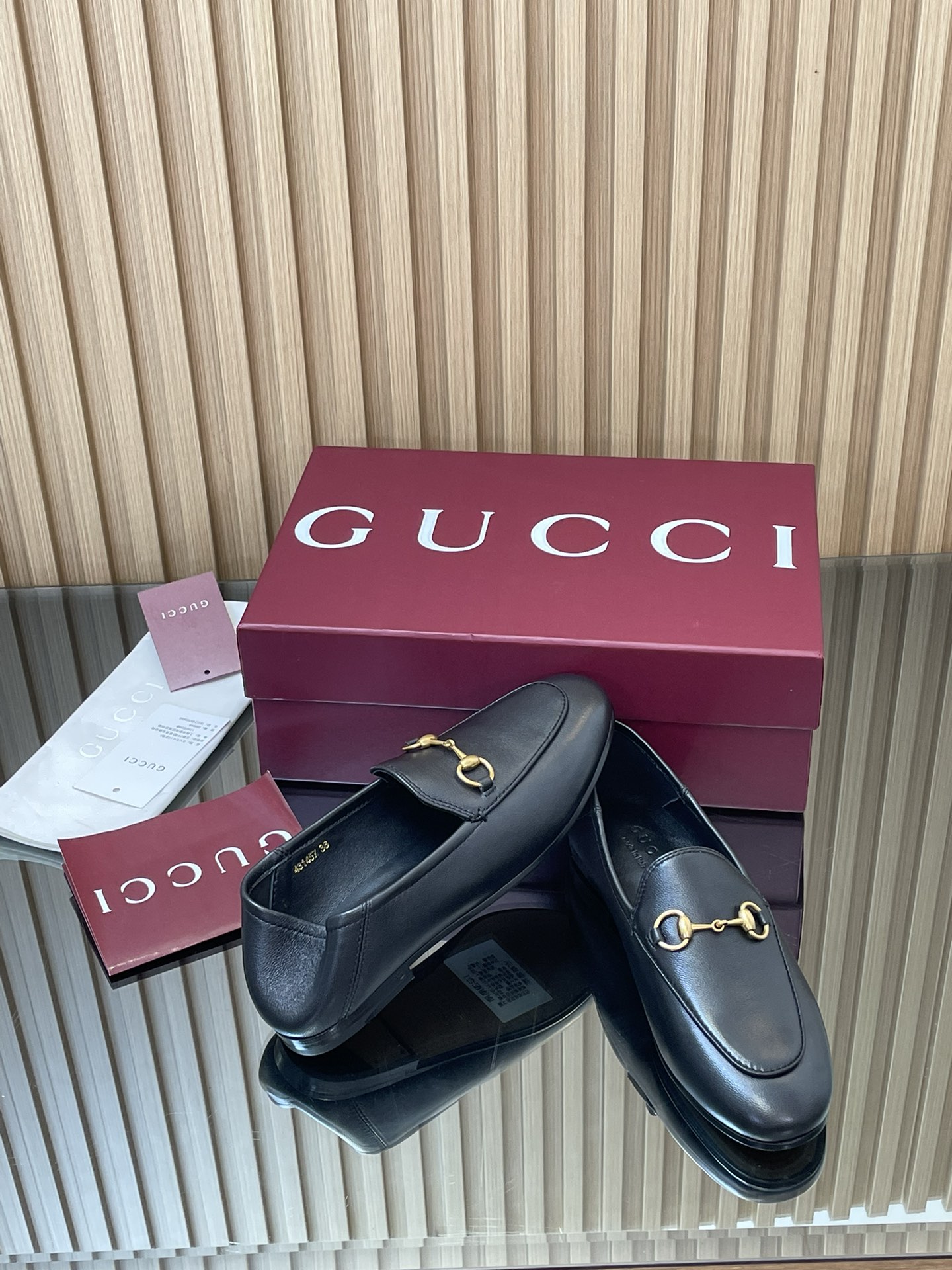 Gucci women's leather shoes-47